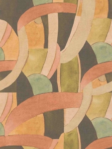 Tapeta na zeď ANNA and ANDREA, akvarel oranžová Tapeta na zeď ANNA and ANDREA, akvarel oranžová