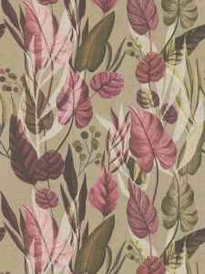 Tapeta na zeď ANNA and ANDREA, jungle fialová Tapeta na zeď ANNA and ANDREA, jungle fialová