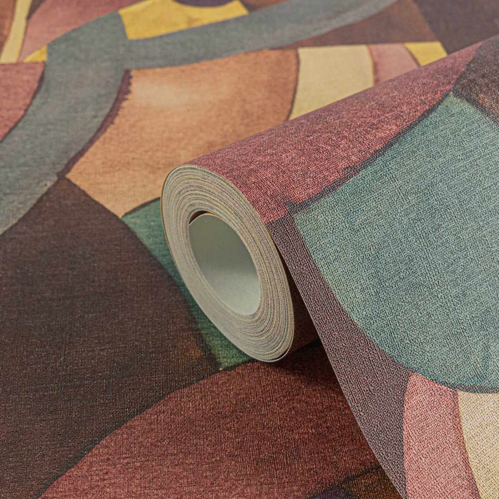 Tapeta na zeď ANNA and ANDREA, akvarel červená Tapeta na zeď ANNA and ANDREA, akvarel červená