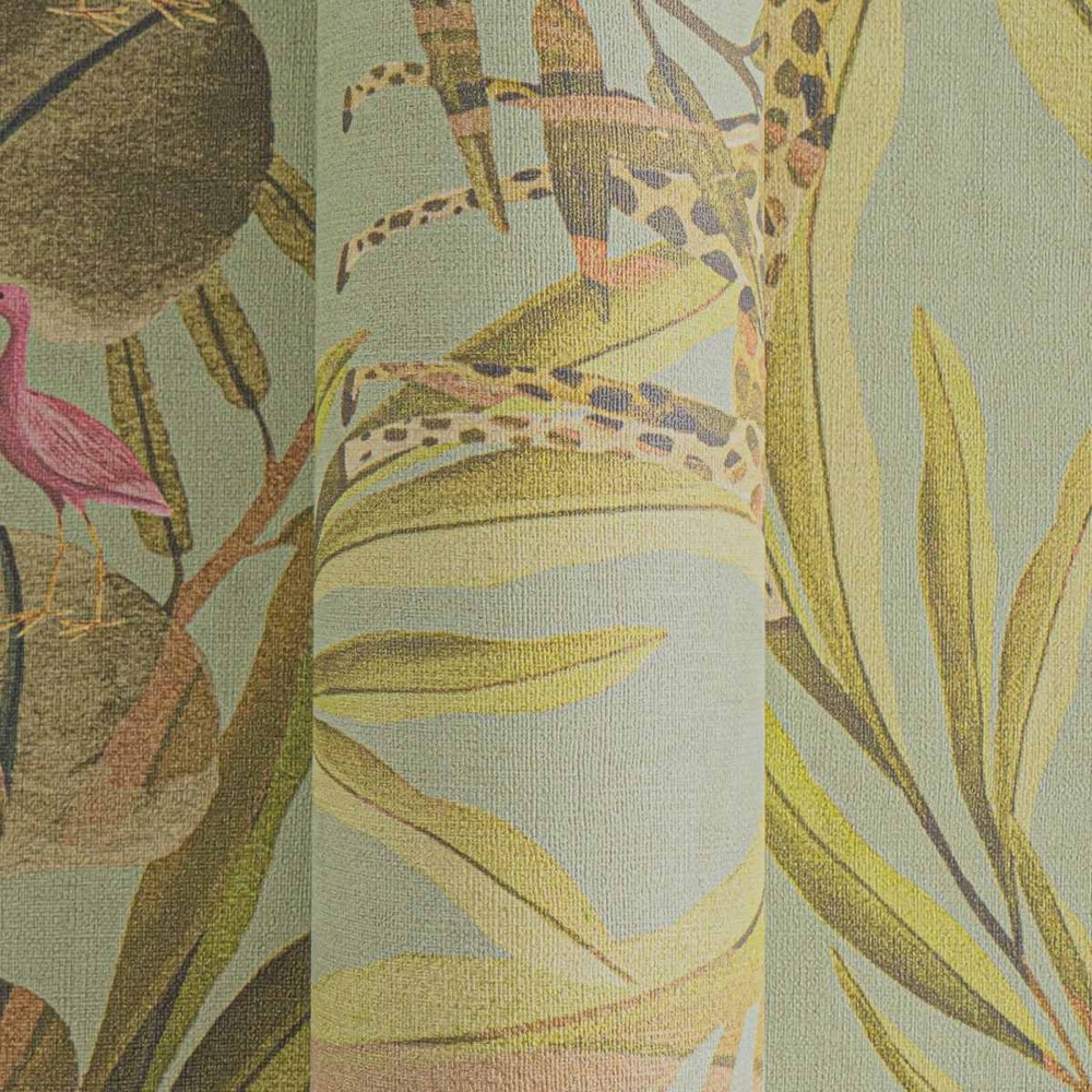 Tapeta na zeď ANNA and ANDREA, animals zelená Tapeta na zeď ANNA and ANDREA, animals zelená