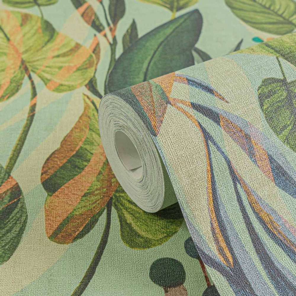 Tapeta na zeď ANNA and ANDREA, jungle zelená Tapeta na zeď ANNA and ANDREA, jungle zelená