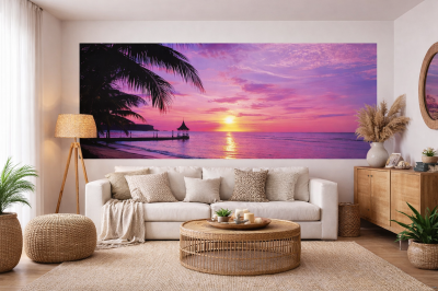 Fototapeta – Pláž Montego při západu slunce