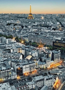 Fototapety Výhled na Paříž