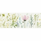 Dekorační Bordura – Květinová louka akvarel