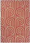 Vlněný koberec Florence Broadhurst, Turnabouts Claret