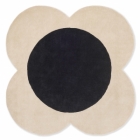 Vlněný koberec Orla Kiely, FLOWER SPOT ecru-black