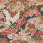 Tapeta Rasch Kimono, Jeřábi modrá