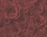 Tapeta na zeď, PINTWALLS, květy červená