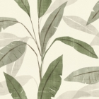 Tapeta Denzo Rasch Listy zeleno šedá