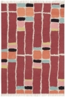Vlněný koberec Kashba Stack červený