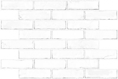 3D renovační obklad stěny - bílá cihelná zeď