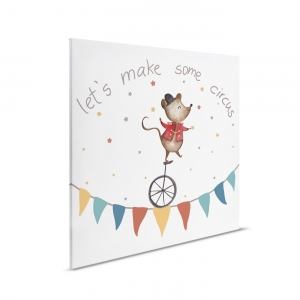 Dětský obraz na plátně Lilly and Luis Myška