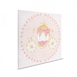Dětský obraz na plátně Lilly & Luis – pohádkový kočár pro princezny
